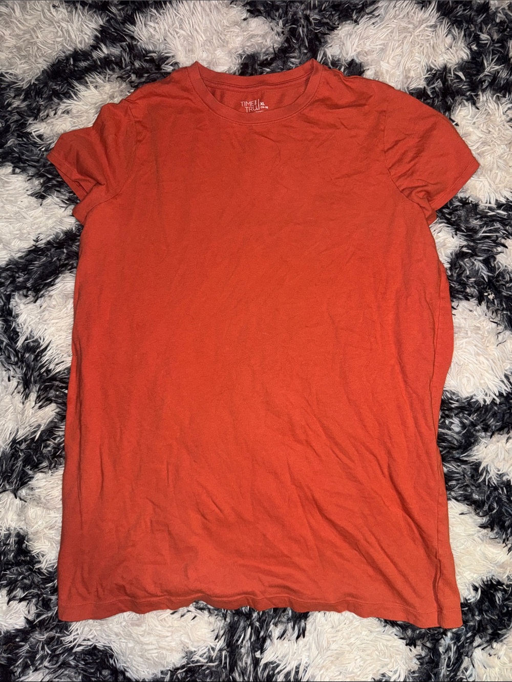 Timeless Red Crewneck women’s T-Shirt dress